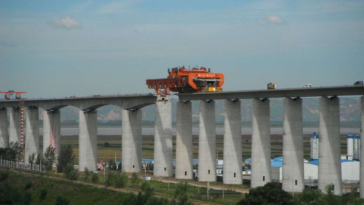 China high speed rail network - Bridge Assembly