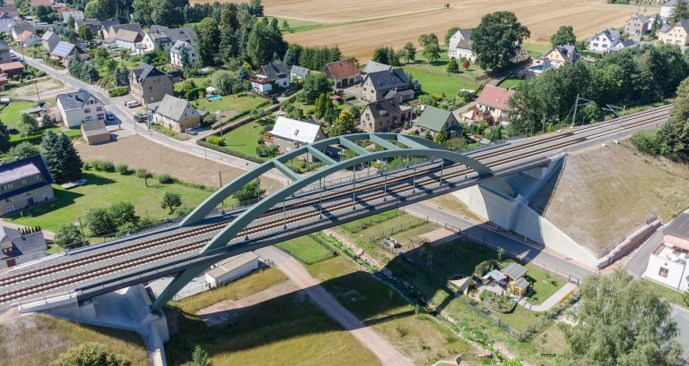 New bridge in Ottendorf, Germany