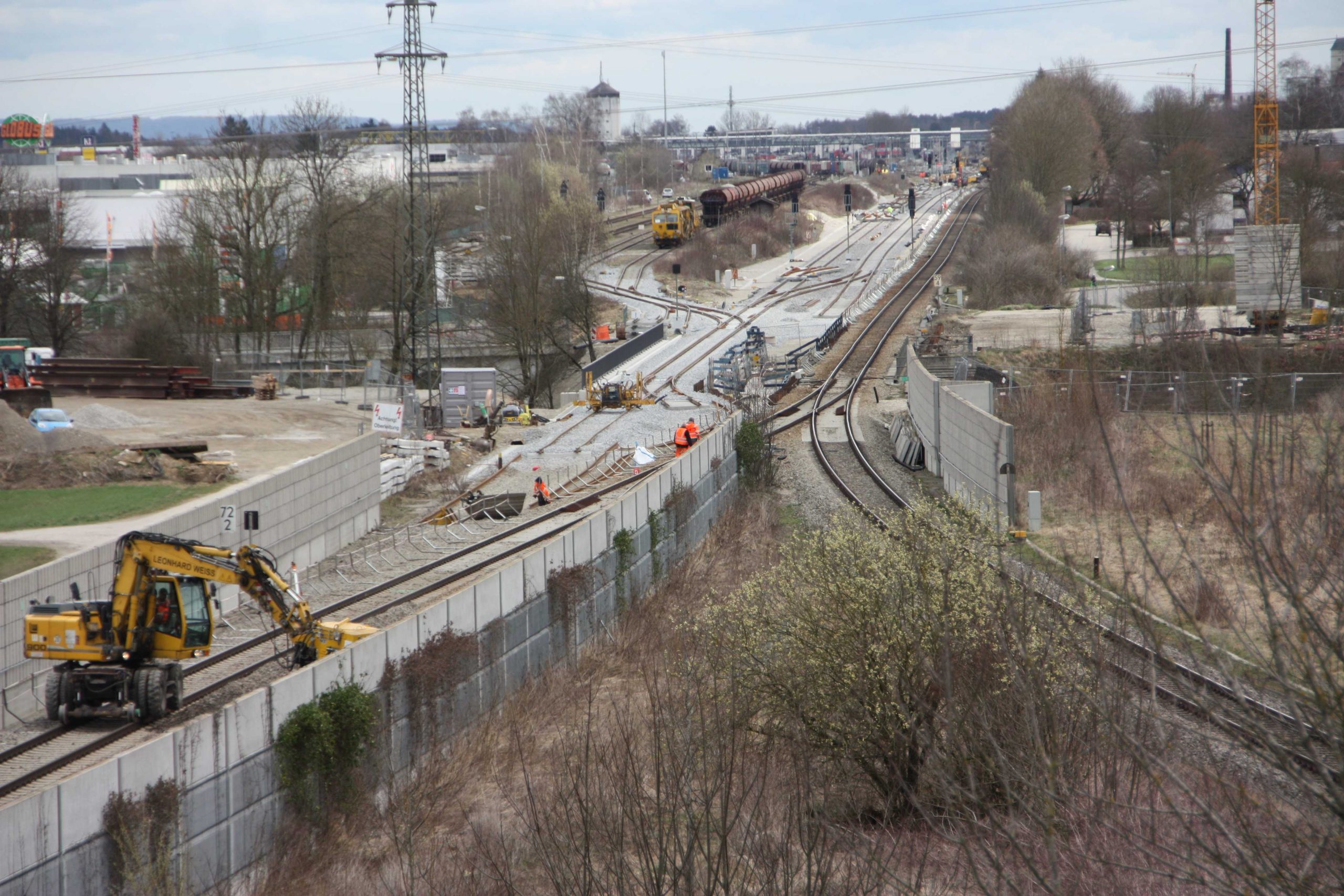 ABS 38 - Line upgrade project - construction site