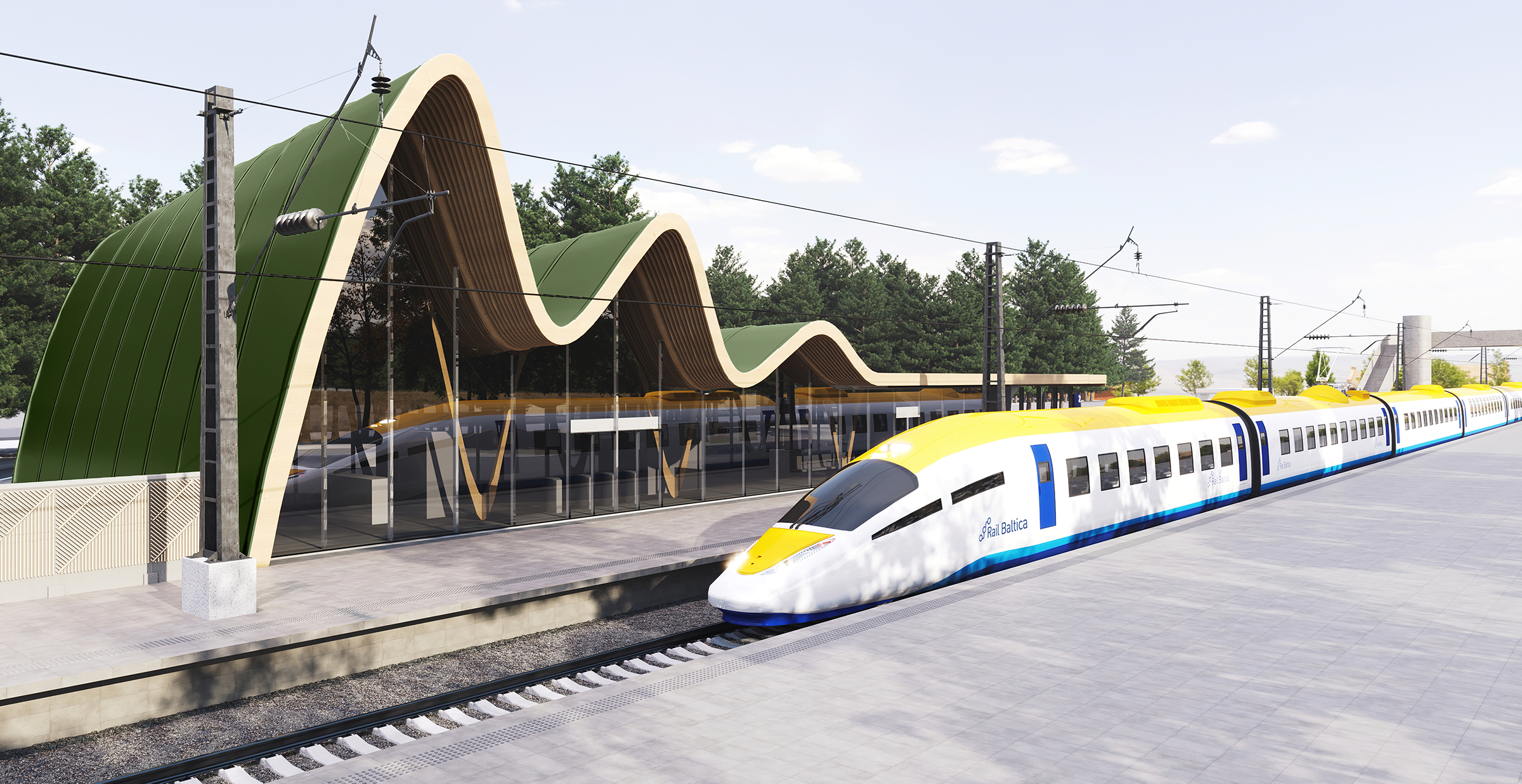 Rail Baltica - Visualisierung - Konzeptzug V2