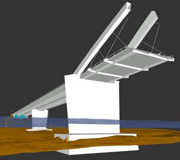 BIM design: Fehmarn Sound crossing - animation