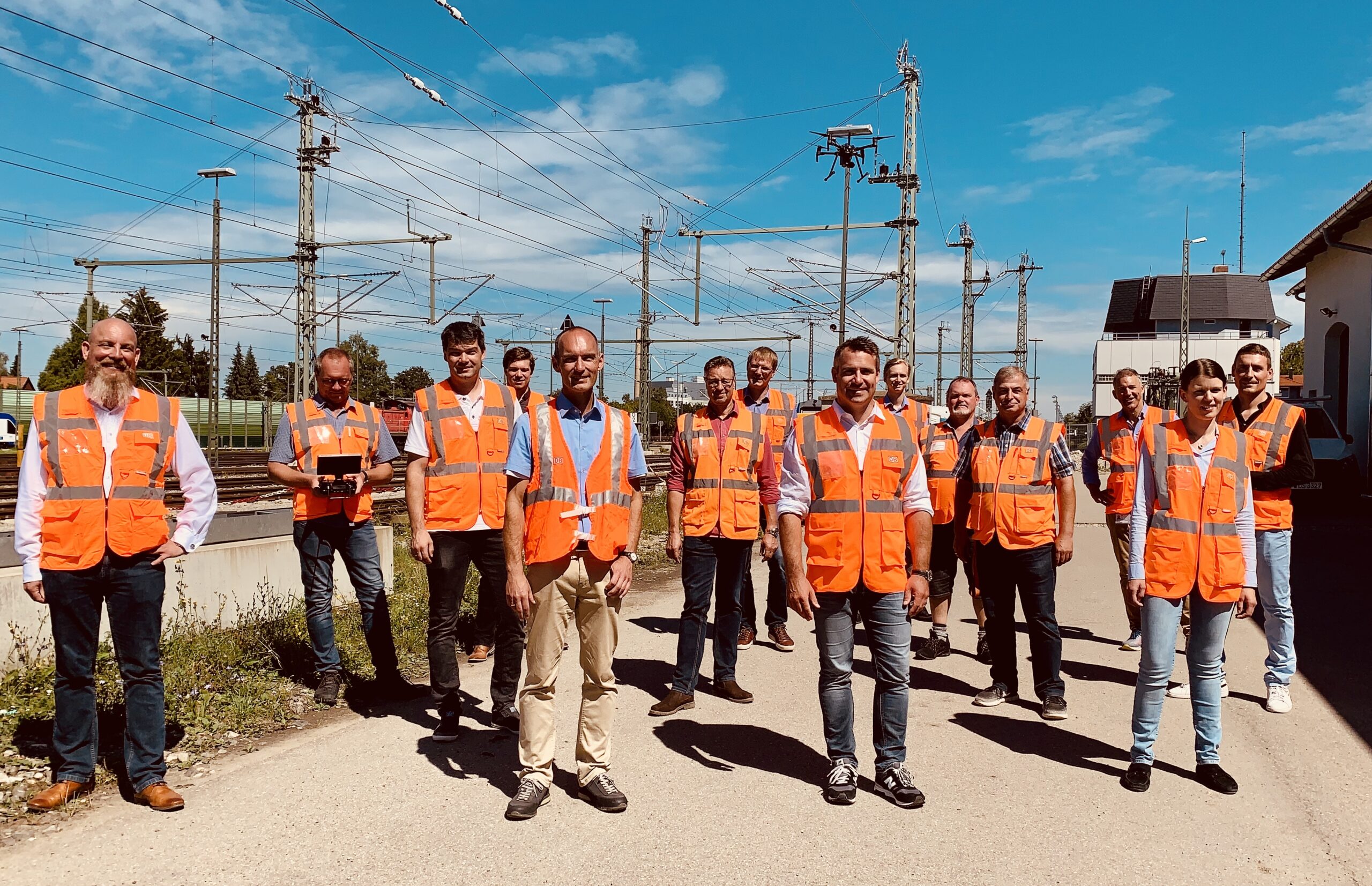 Rail Electrification - line upgrade 48 - the team with Niko Warbanoff