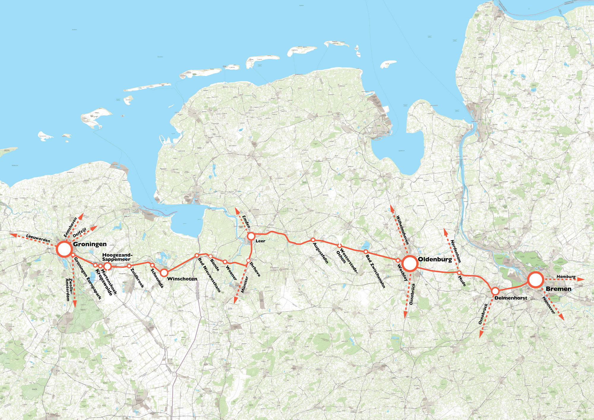 Future of rail: Railroad route Wunderline