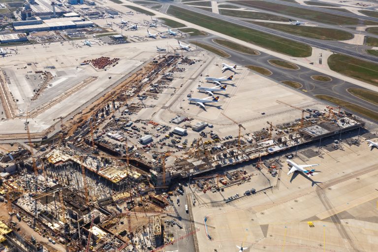 New Terminal 3: Regional and local connection to Passenger Terminal 3 at Frankfurt Airport - FRA Terminal 3 construction site