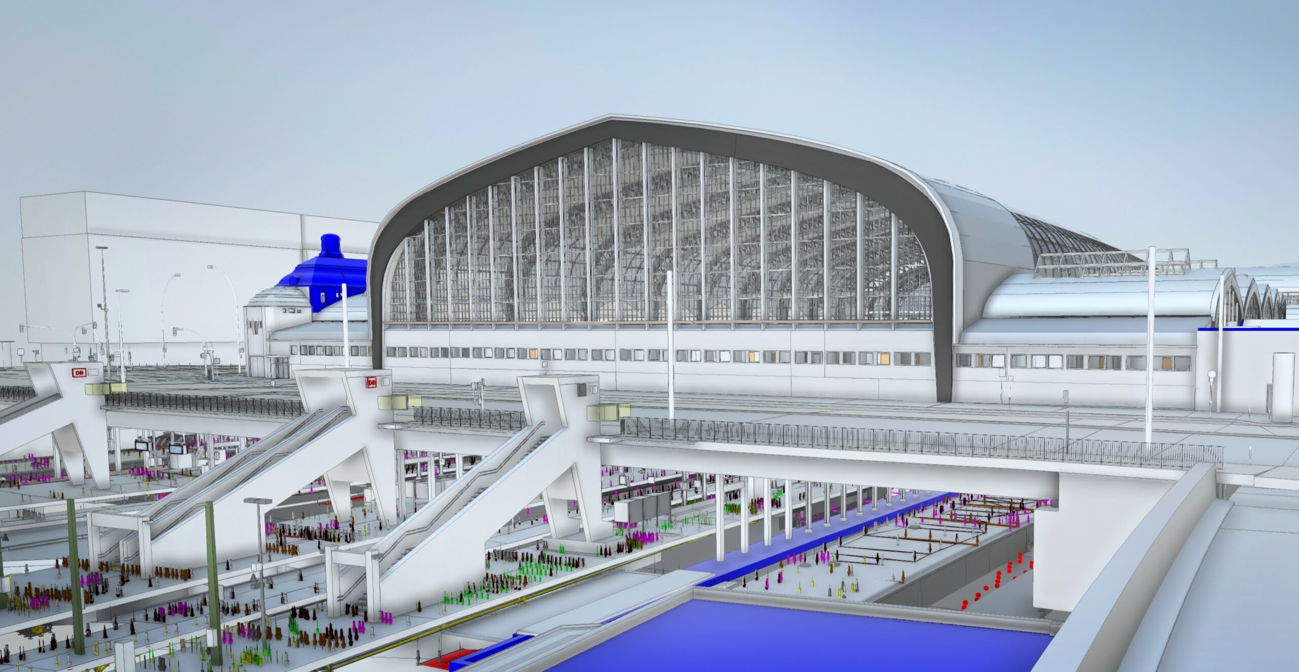 Building Information Modeling: Visualisierung des Hamburger Hauptbahnhofs
