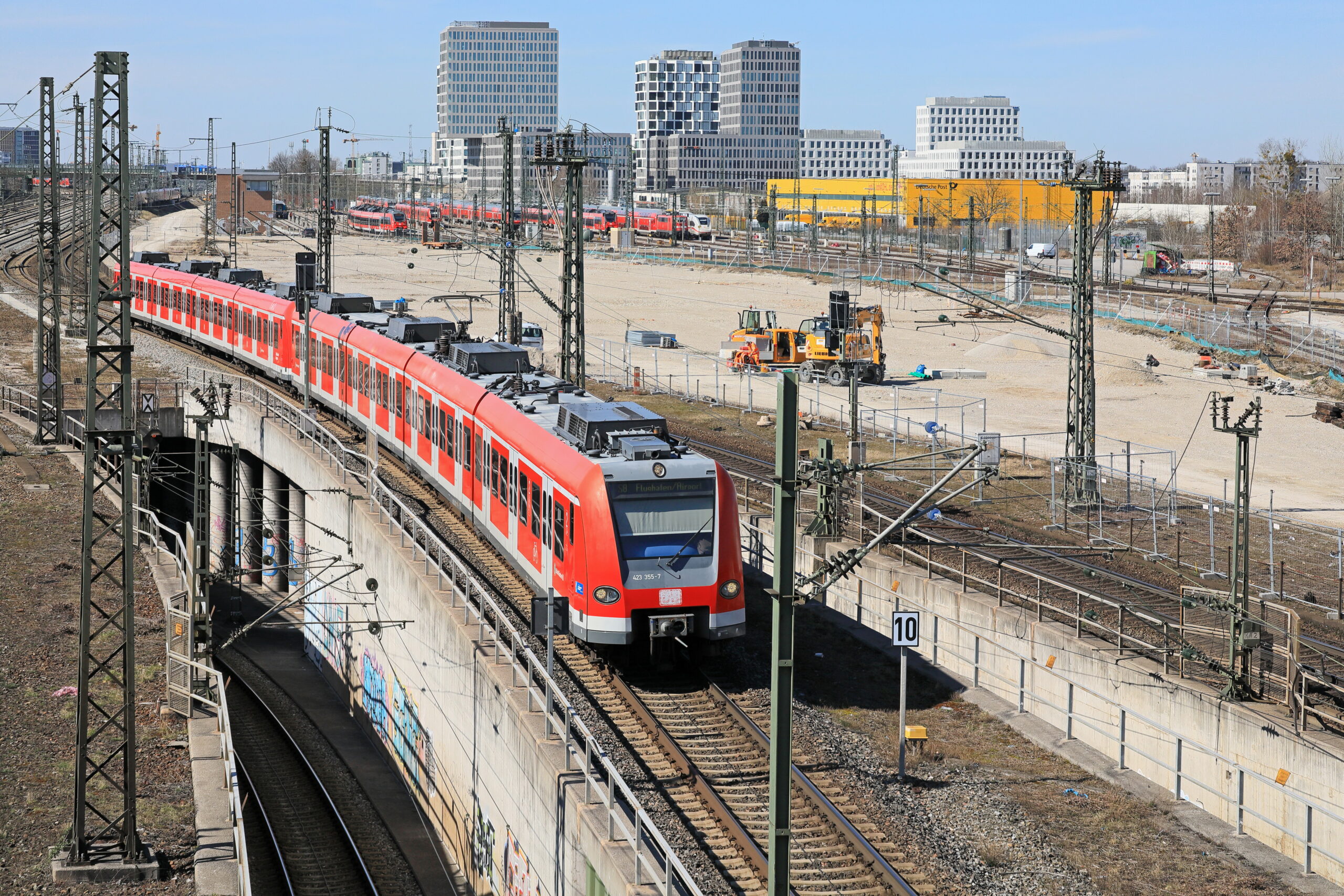 Baustelle für den 2. Stammstreckentunnel