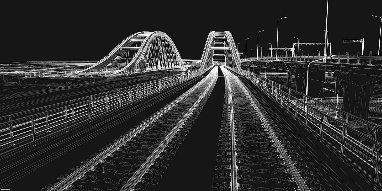 Digitale Engineering-Lösungen - BIM-Modell einer Brücke