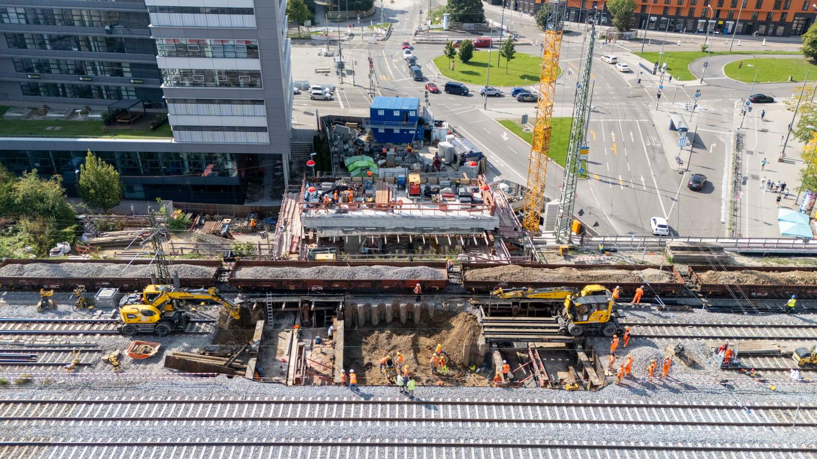 construction site second core route Munich