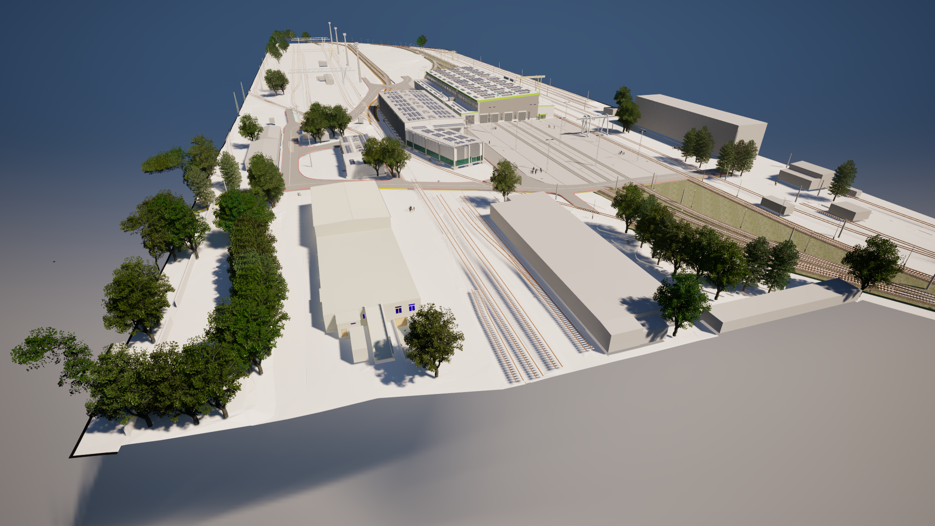 Königsborn site refurbishment - visualization 2