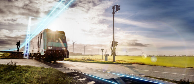 Visualization of the start of the Marschbahn electrification project