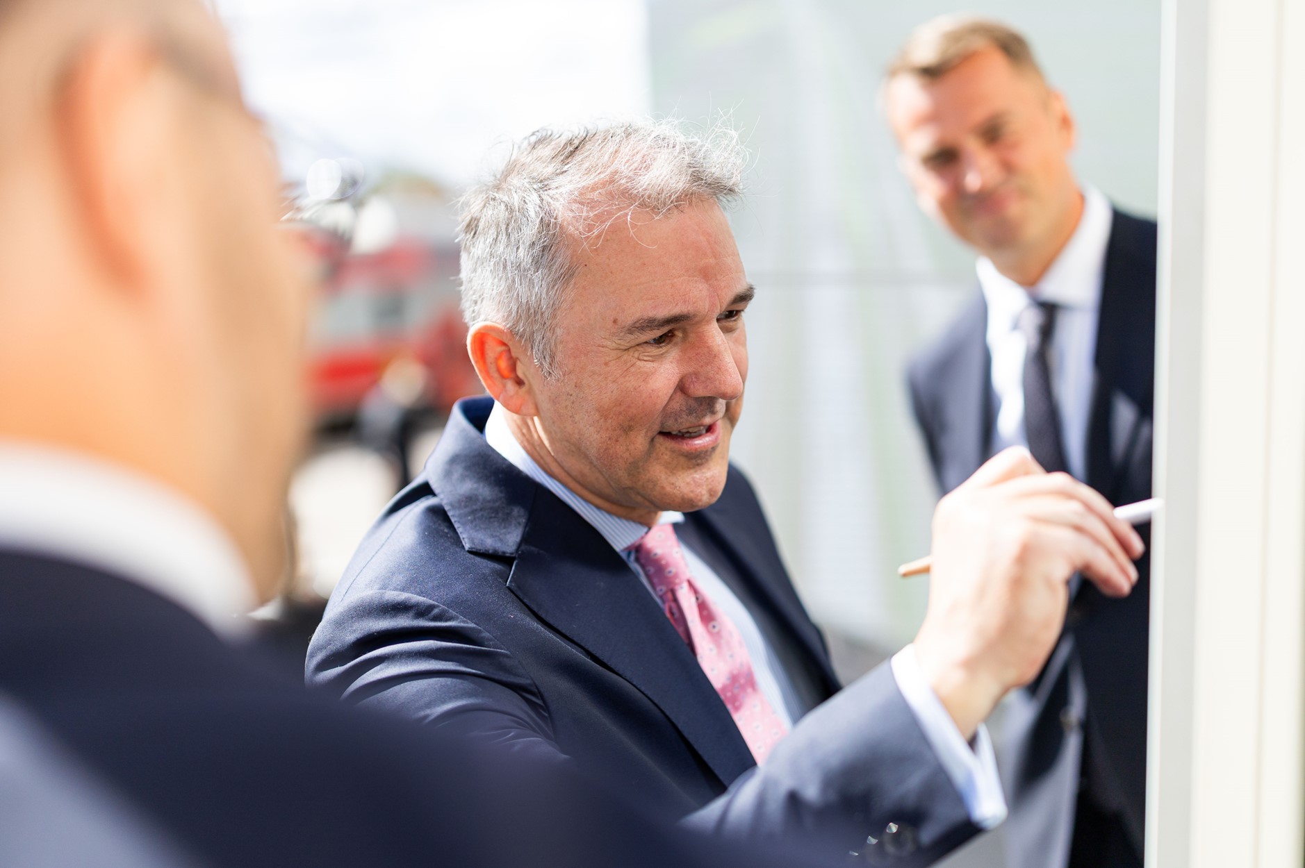 Rail Baltica Kaunas-Poland section: Stefan Geisperger at the signing of the contract