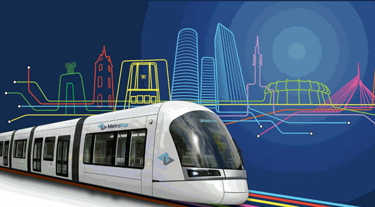 Stadtbahn-Linie Purple Line Tel Aviv